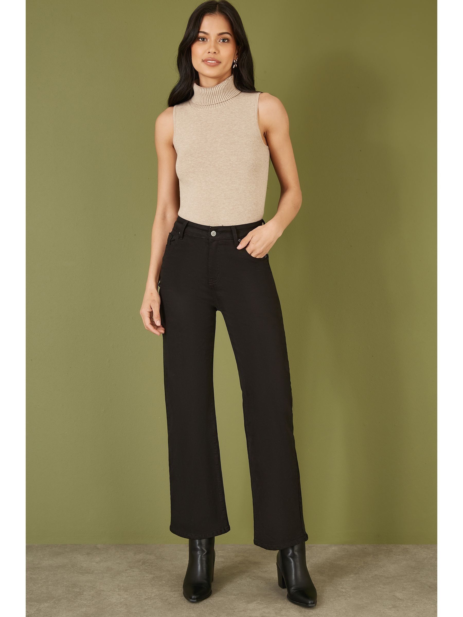 パンツ yamgen Stacked Canvas Wide-Leg Pants Stacked Canvas Wide