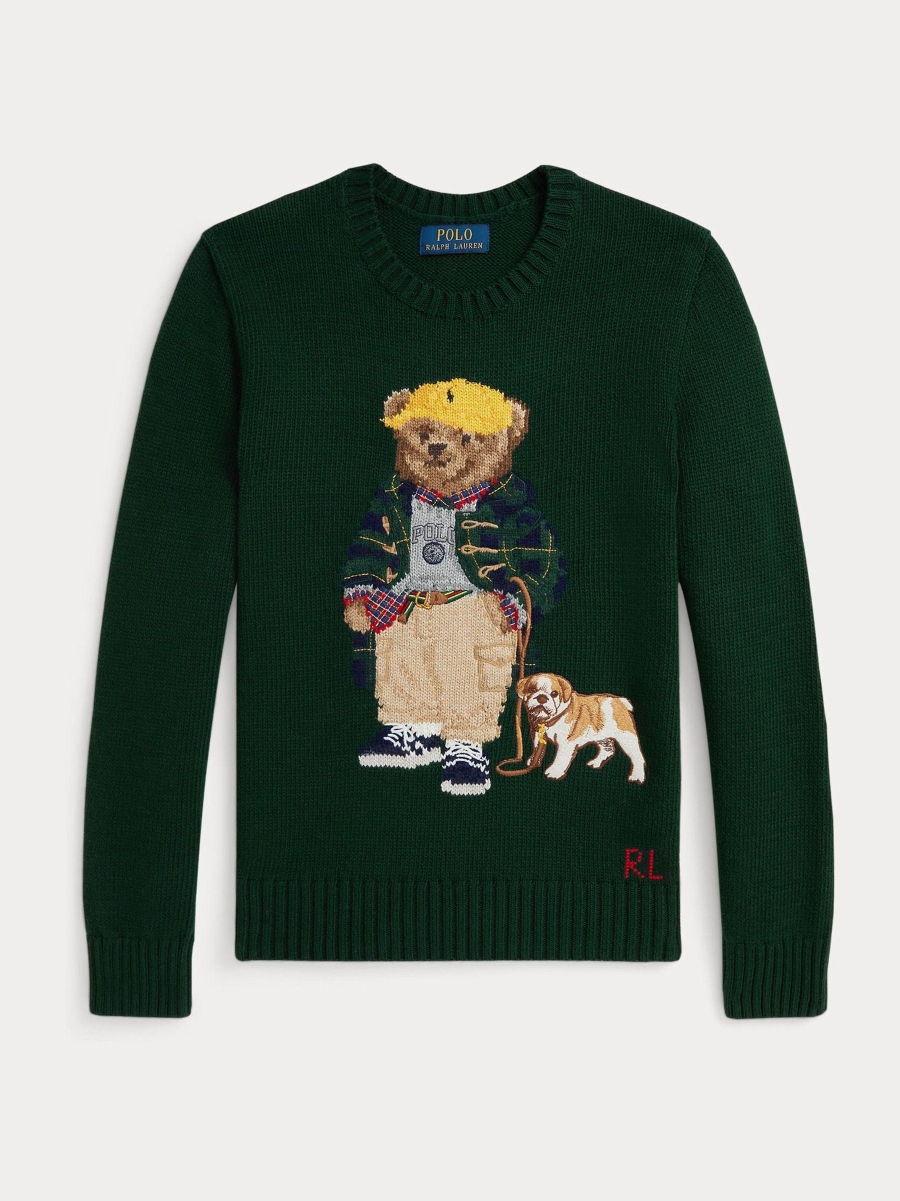 Buy Polo Ralph Lauren Blue Boys Bear Knit Jumper from Next Canada