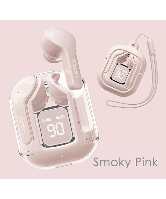 Bluetooth 5.3 完全ワイヤレス ステレオ イヤホン calon ストラップ