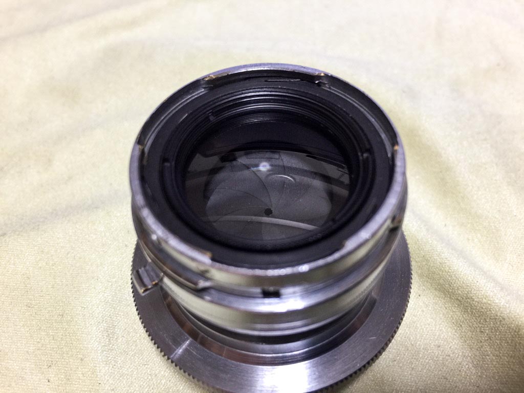 Carl Zeiss Jena Sonnar 50mm F2.0 戦前(後コーティング) Contax mount