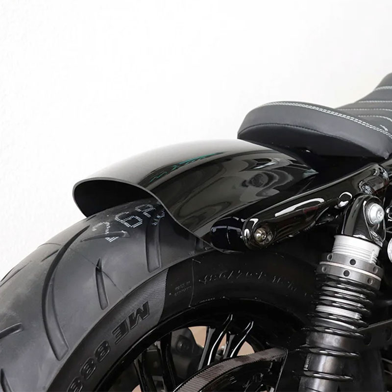 カルトワーク□ ロー ショートリアフェンダー グロスブラック 【04年