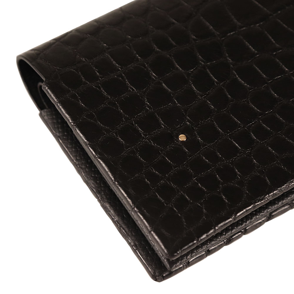 葉合わせ2つ折り財布 ポロサスクロコ Traditional Standard | よろずを