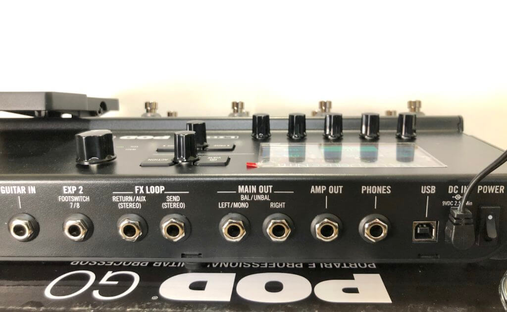 ライブ使用に特化されたマルチエフェクター！Line6 POD Goレビュー