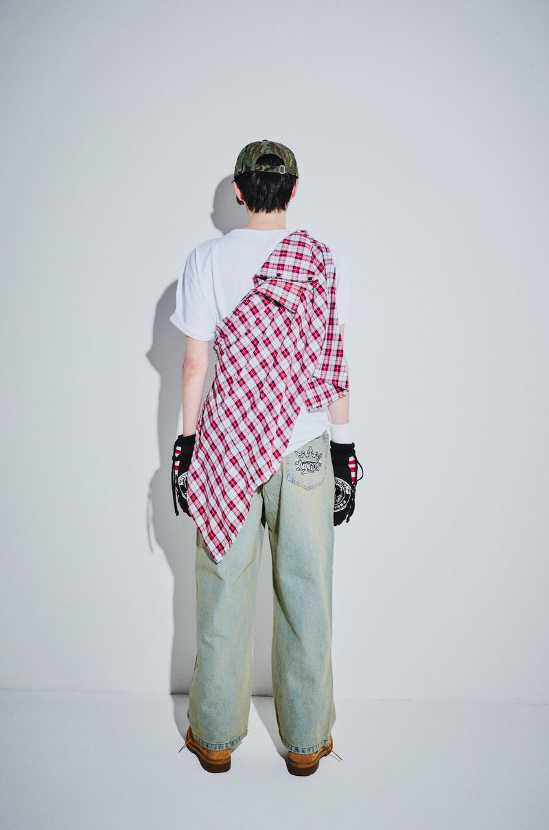 King Logo Buggy Denim Pants – YZ