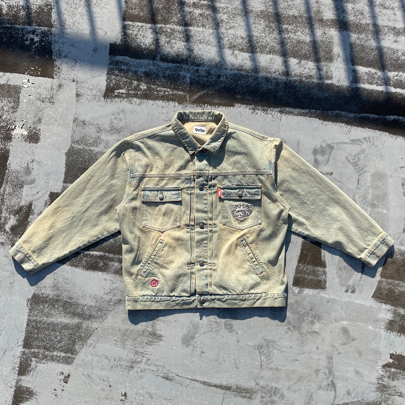 King Logo Vintage Denim Jacket – YZ