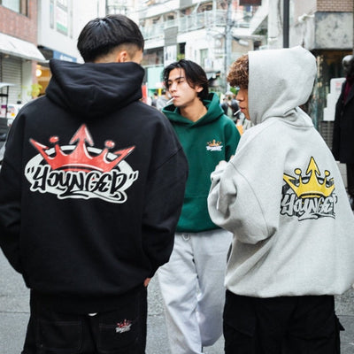 9090×younger song King Logo Hoodie – YZ