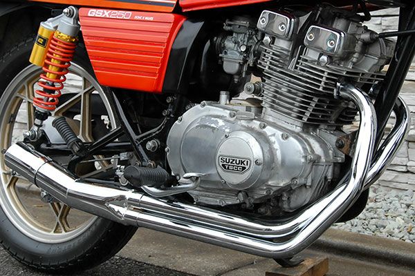 GSX250Eザリ/ゴキ/T/Lスーパーゴイスー管メッキ | 旧車バイクカスタム