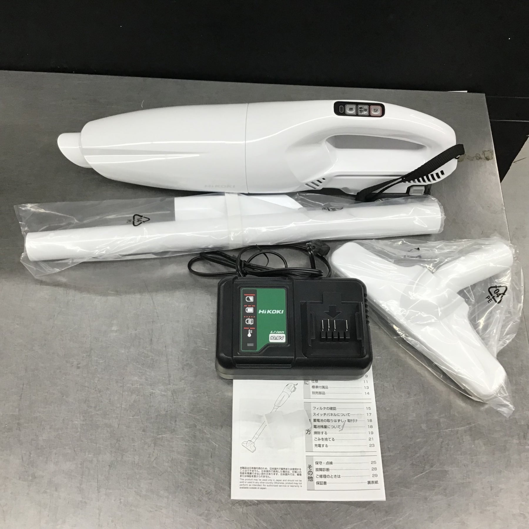 未使用品】〇ハイコーキ(HIKOKI ※旧:日立工機) コードレスクリーナー