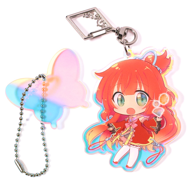 オーロラアクリルキーホルダー 1個から | アクリルグッズの達人