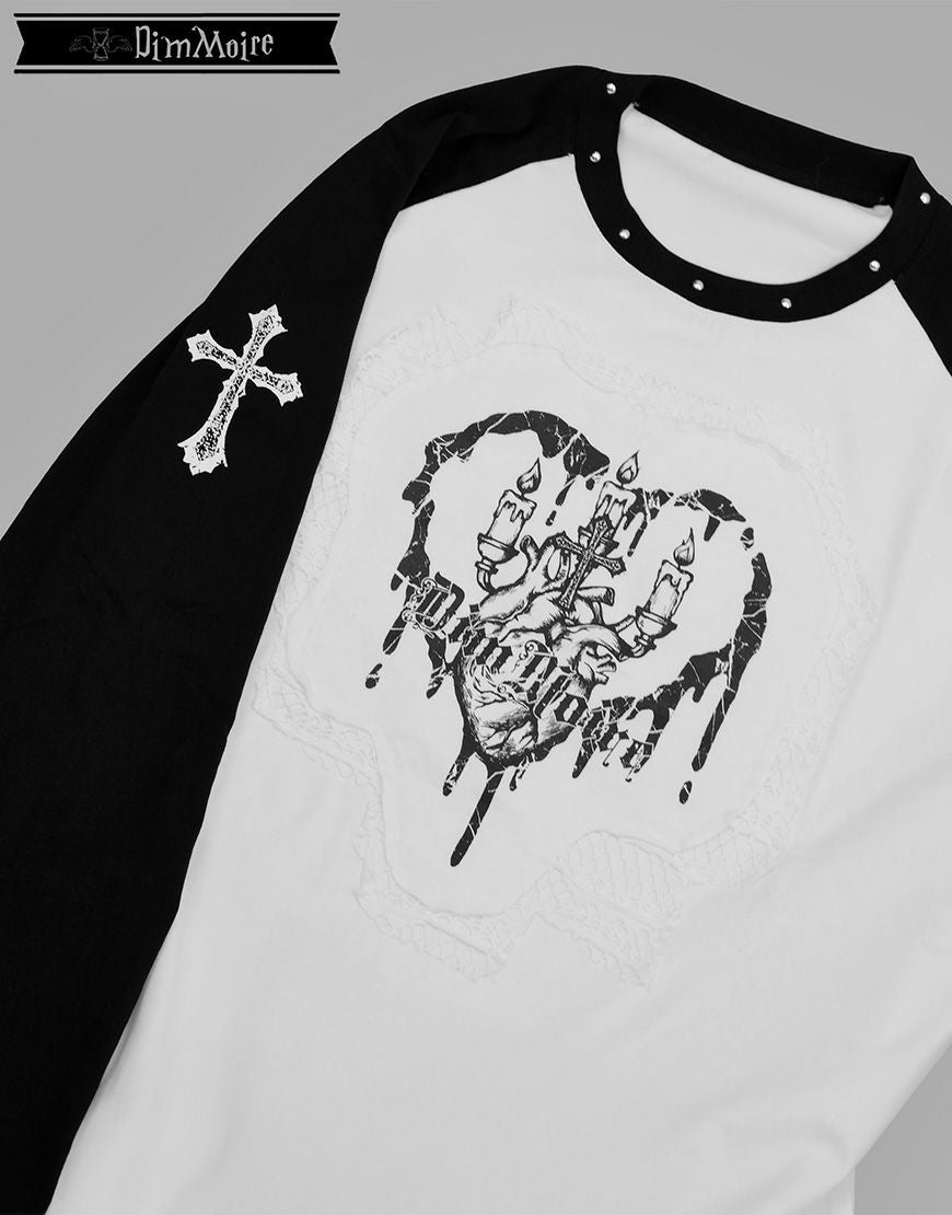 DimMoire【ディムモアール】Bloody Altar ロンT/Black