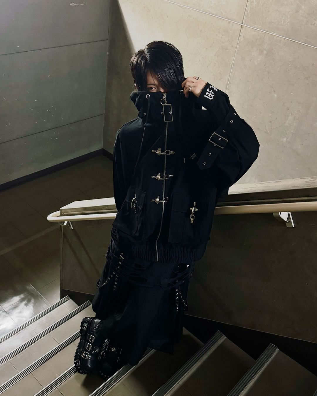 NOVESSEL【ノベセル】クラッシュ加工フェイクレイヤードタンクトップ/全4色