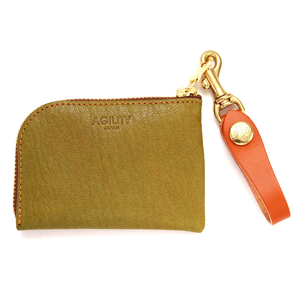 アルジャン』(全5色)オージー/本革コインケース L字ファスナー 山羊革