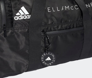 アディダス ステラマッカートニー コラボ ブラック ボストンバッグ