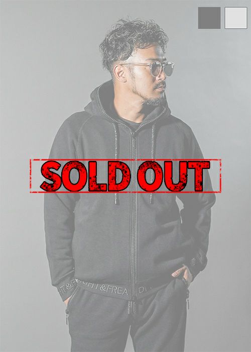 RTEG/ラインストーンジップフーディー | adamsJUGGLER（アダムス