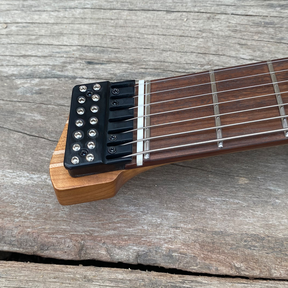 7弦ヘッドレスエレキギター,7弦,ファンフレット,アクティブ