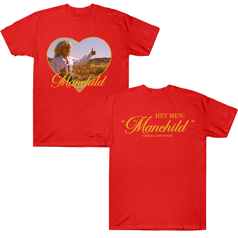 Sabrina Carpenter Manchild T Shirt Summer Cotton Women's T-shirt