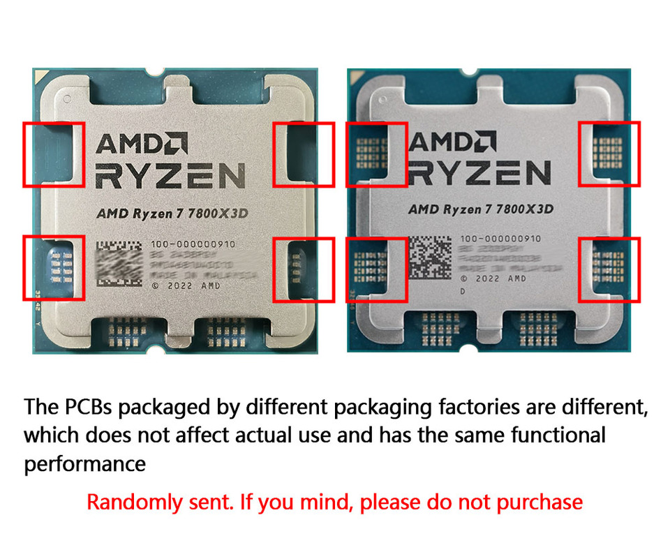 AMD Ryzen 7 7800X3D R7 7800X3D 5.0 GHz 8 コア 16 スレッド CPU 5NM