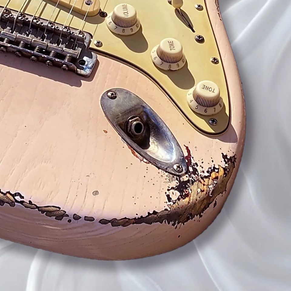 Wash Burnサンバースト エレキギター ハムバッカー フロイドローズ