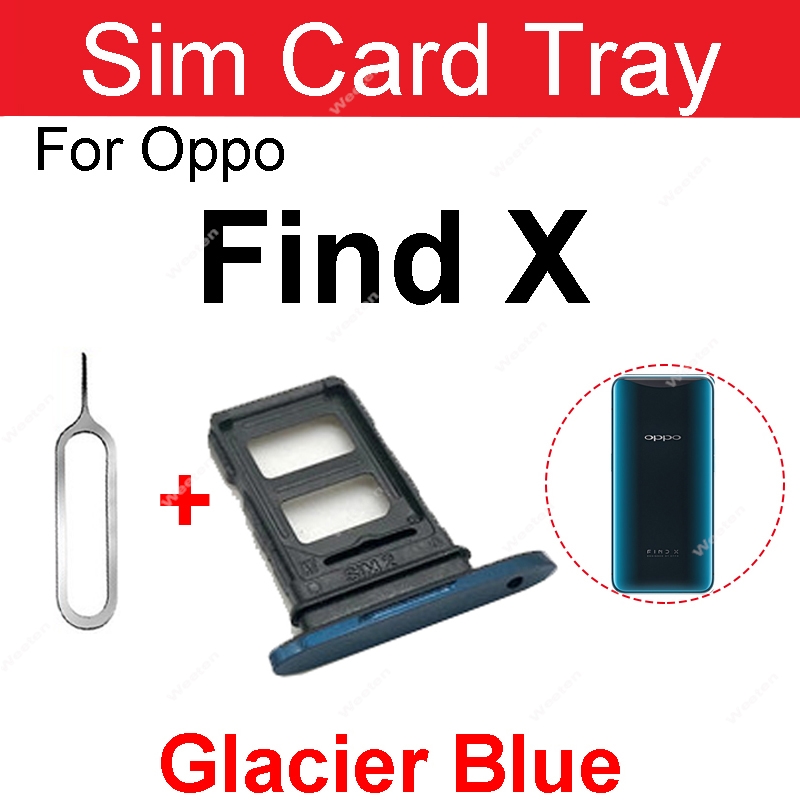 SIM Card Tray For OPPO Find X X2 X3 Pro X3 X2 Lite Sim Card Slot