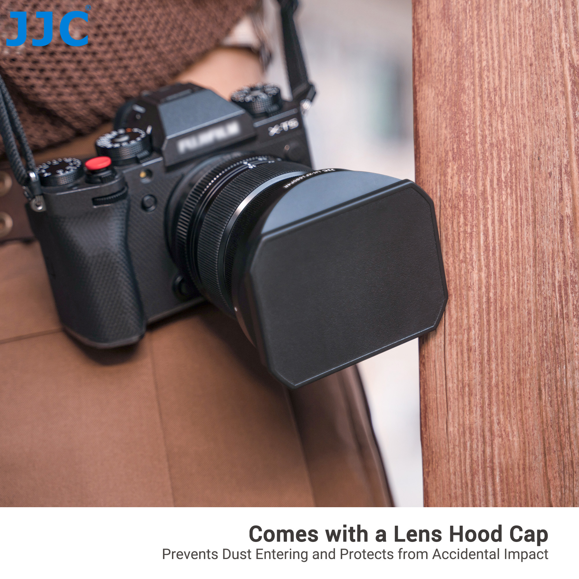 JJC スクエアレンズフード 富士フイルム XF 16-55mm F2.8 R LM WR II