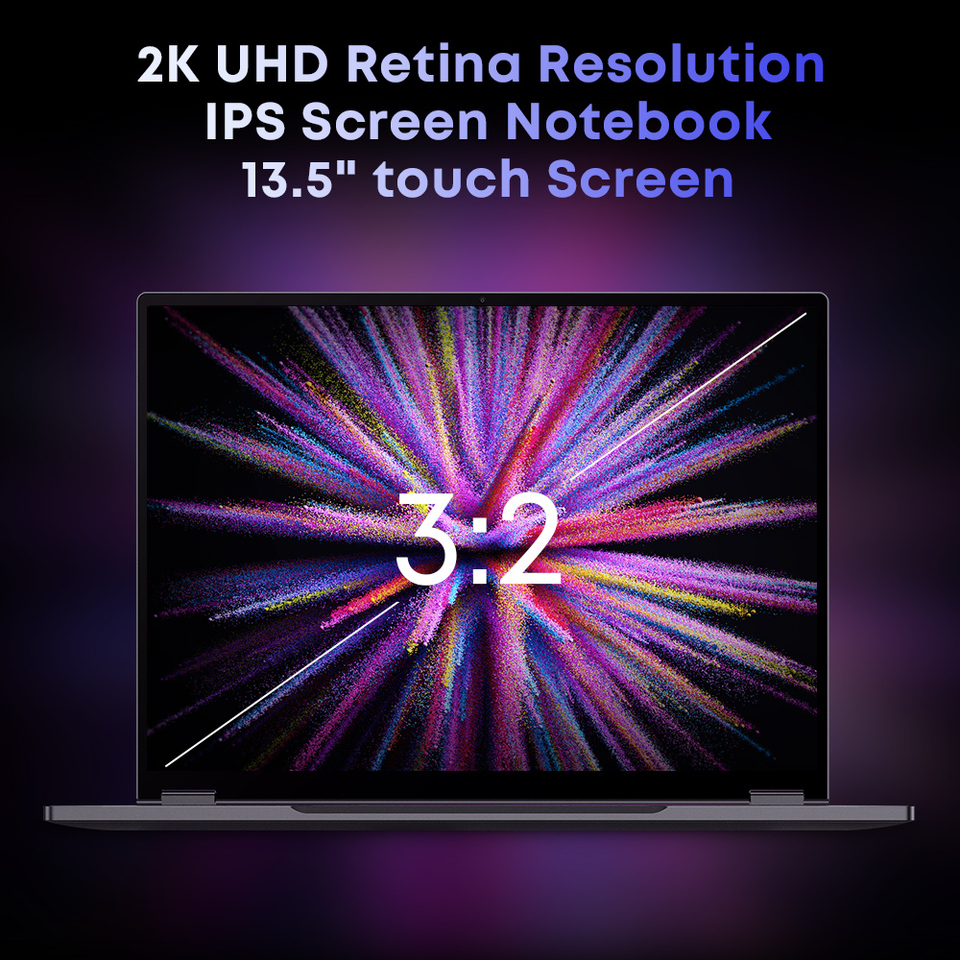 CHUWI FreeBook ノートパソコン i3-1215U / N150 プロセッサー 13.5