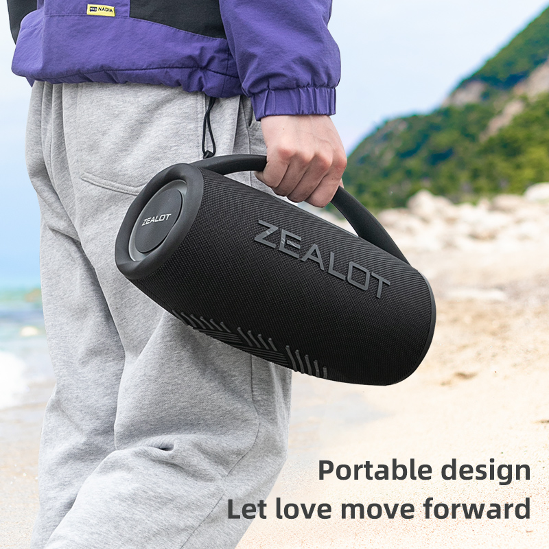 ZEALOT-S97 80W high power bluetooth speaker portable RGB colorful