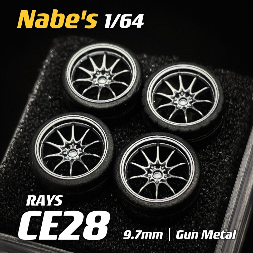 1/64 EGwheels RAYS GT-N 風ホイール ミニカートミーテック 1/64