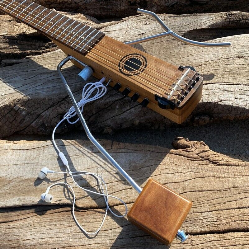 Acepro Mini Electric Acoustic Guitar, Silent Travel Guitarra