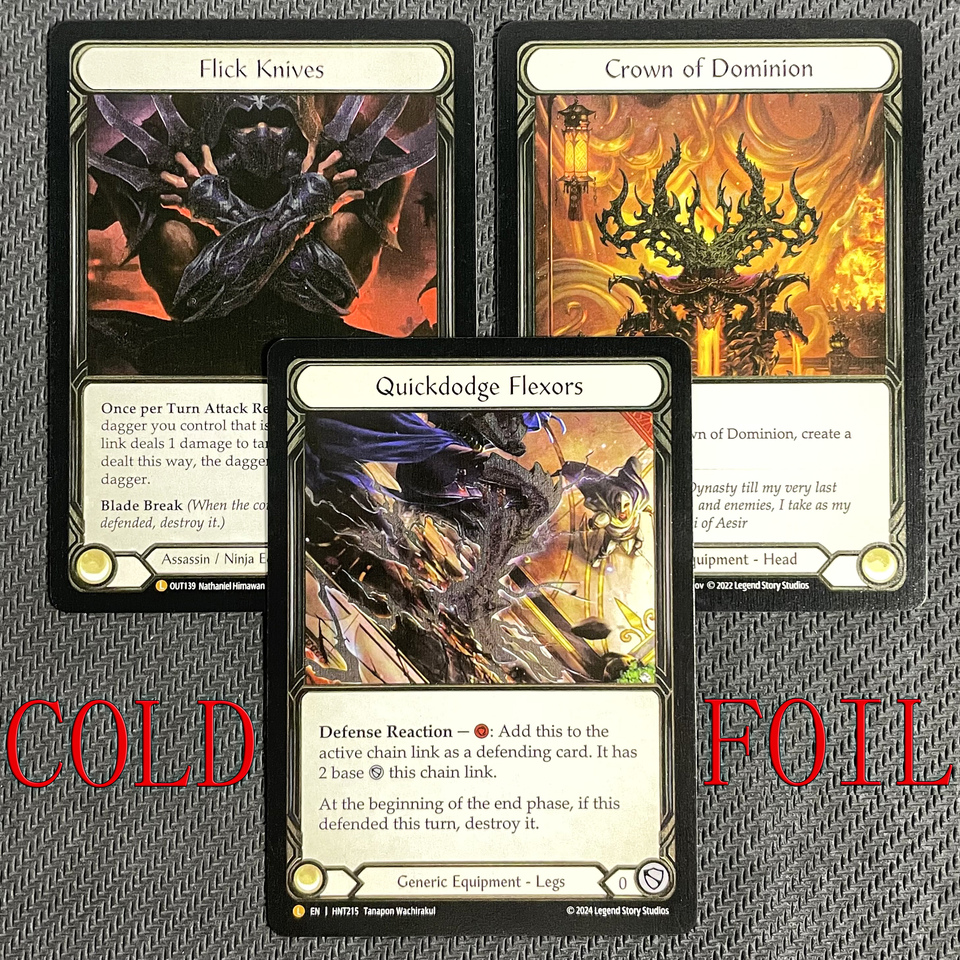 FAB COLD FOIL Proxy Collection Cards Crown of Providence