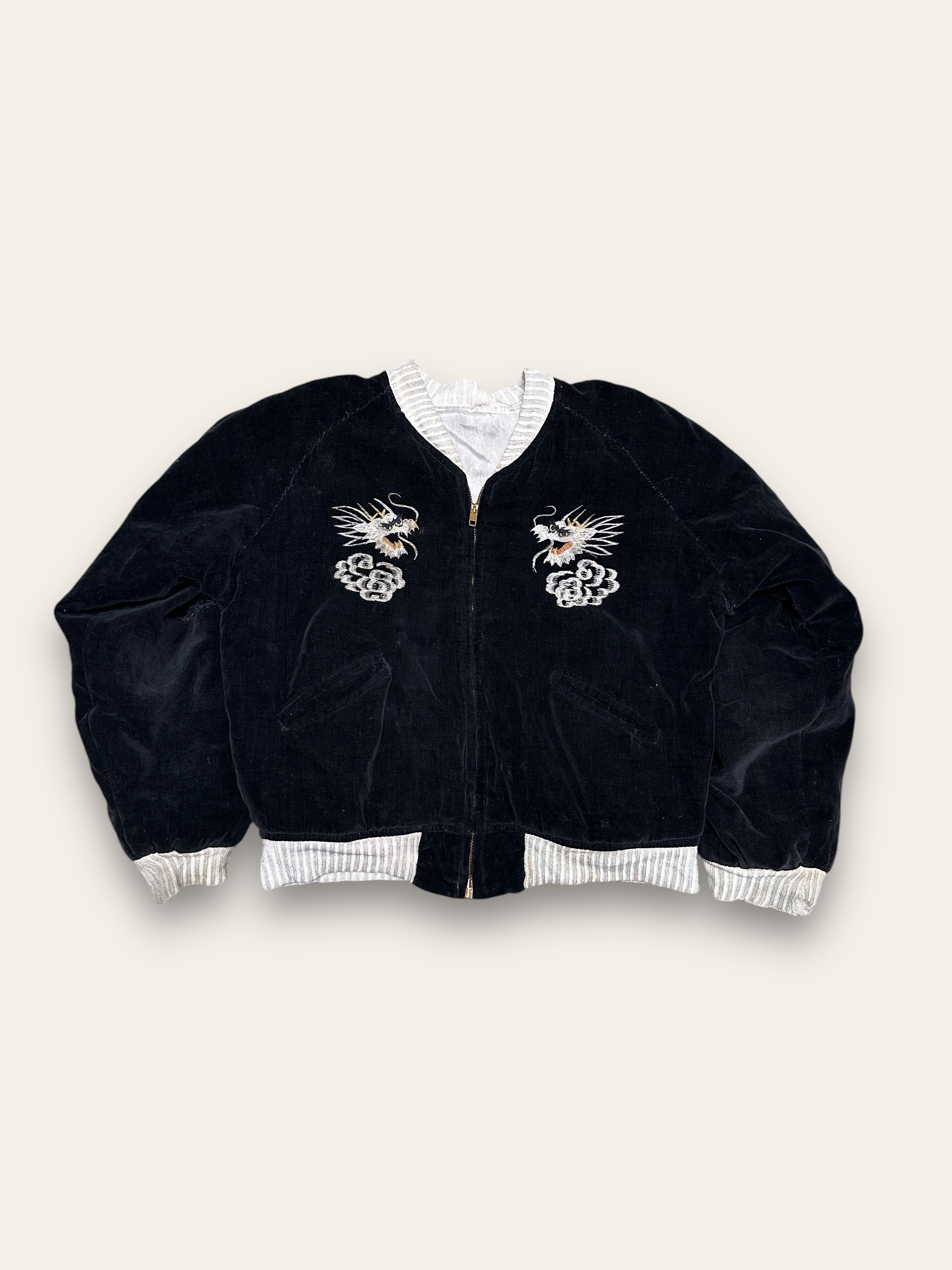 Vintage 1950's Okinawa Velvet Souvenir Jacket – Afterlife Boutique