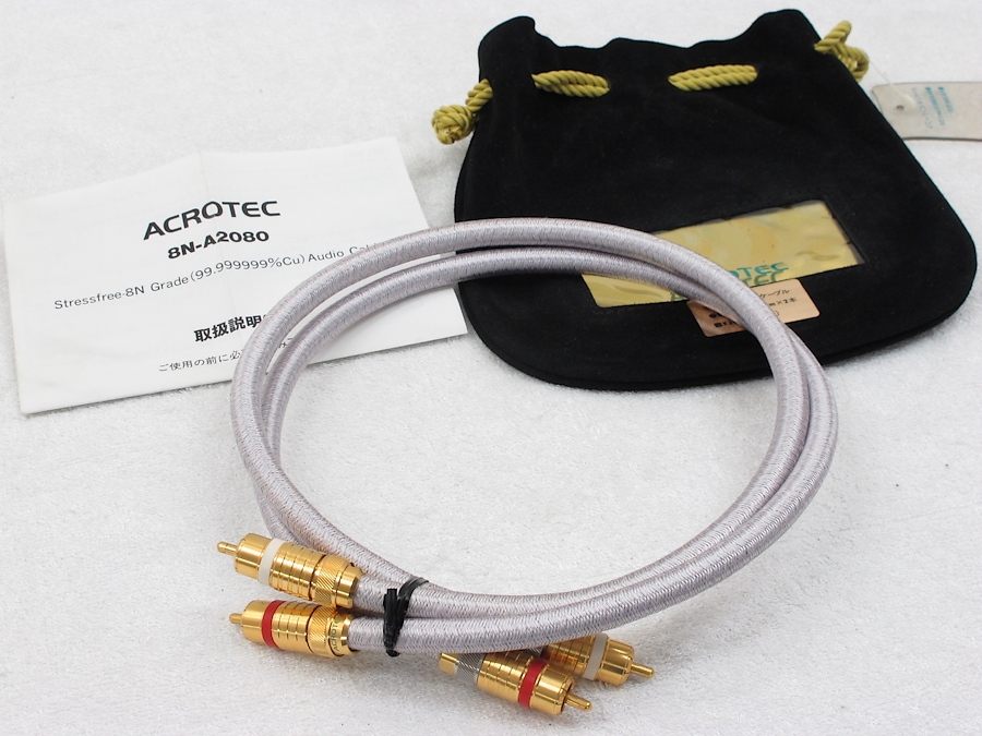 アクロテック ACROTEC 8N-A2080 (0.6mペア) RCAケーブル @31709 / 中古
