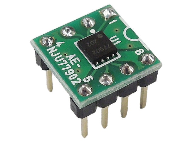 2回路入高出力フルスイングCMOSオペアンプNJU77902 DIPモジュール