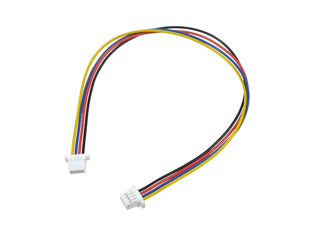 コネクター付コード 4P 黒赤青黄 両端コネクター付き: ケーブル