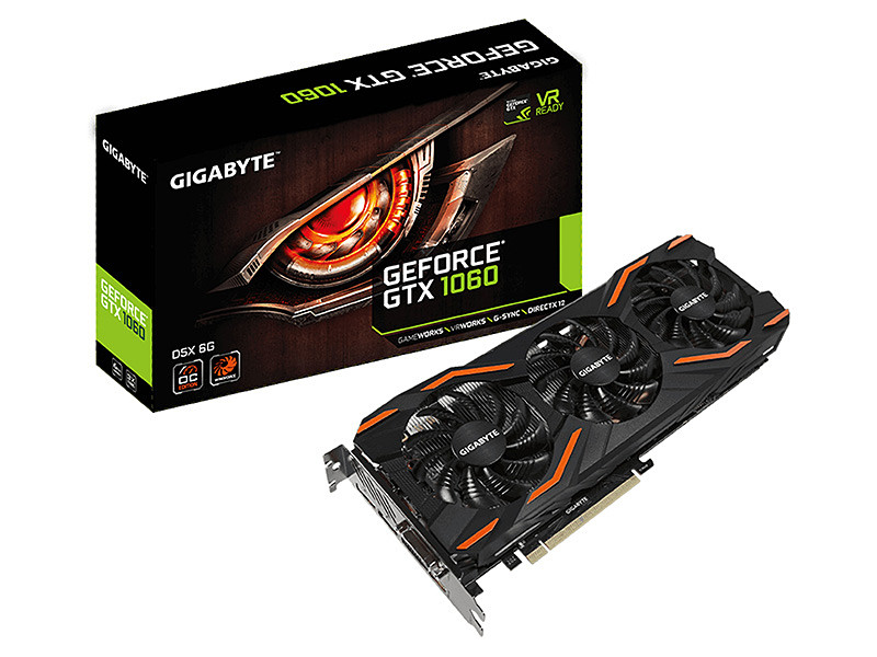 GDDR5Xメモリ搭載の「GeForce GTX 1060 WINDFORCE OC D5X 6G」が