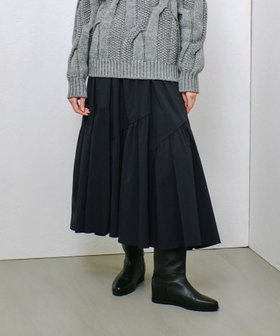 ◇バイヤス切替ギャザースカート|allureville OFFICIAL SITE / ONLINE