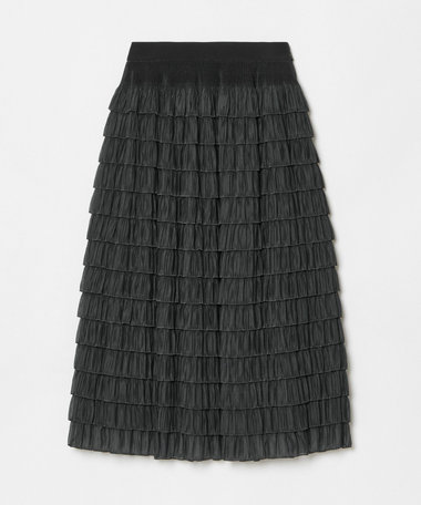 LOULOU WILLOUGHBY】プリーツティアードスカート|allureville OFFICIAL