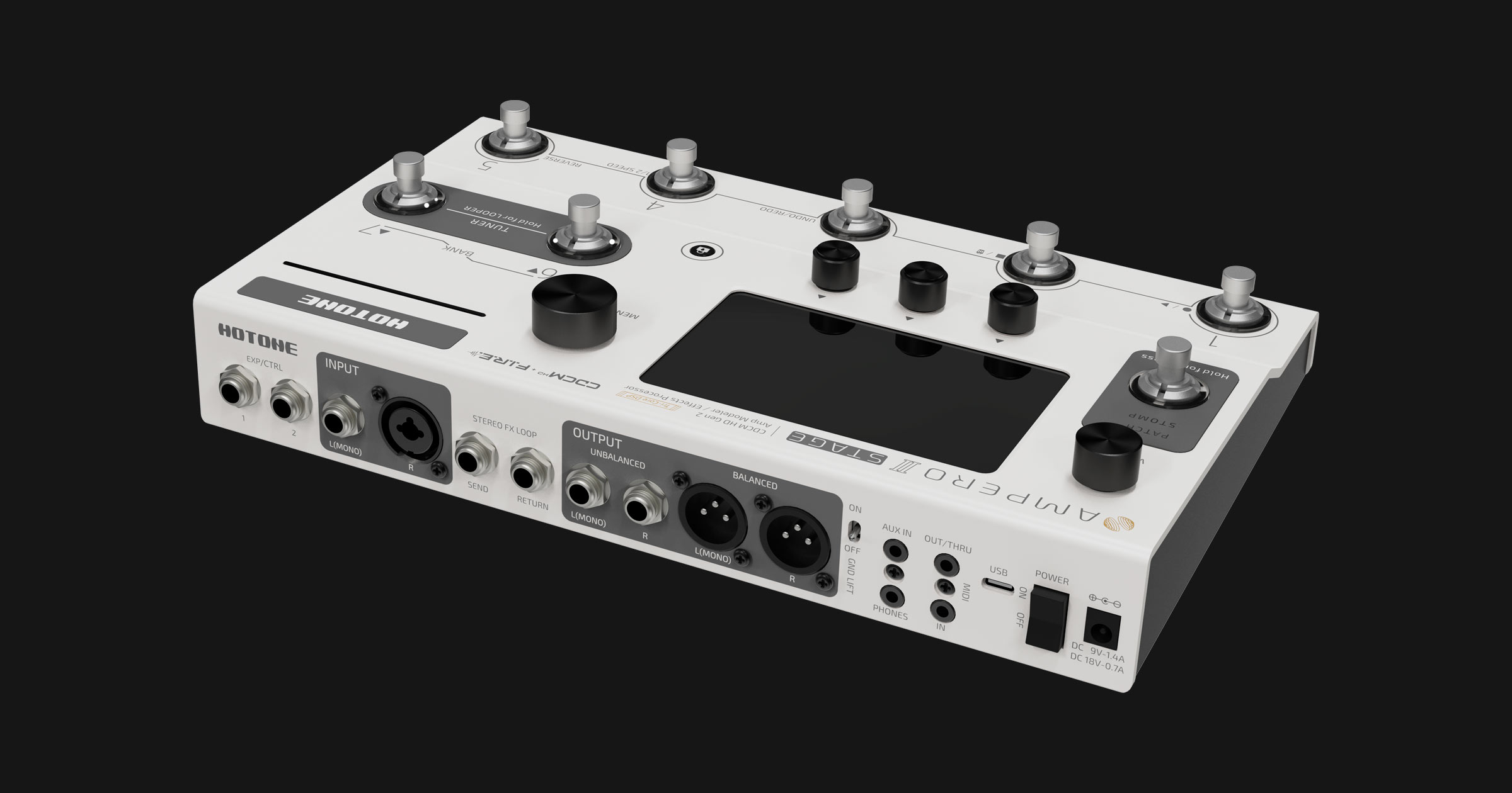 HOTONE | AMPERO Ⅱ STAGE | マルチ・エフェクター | 製品情報