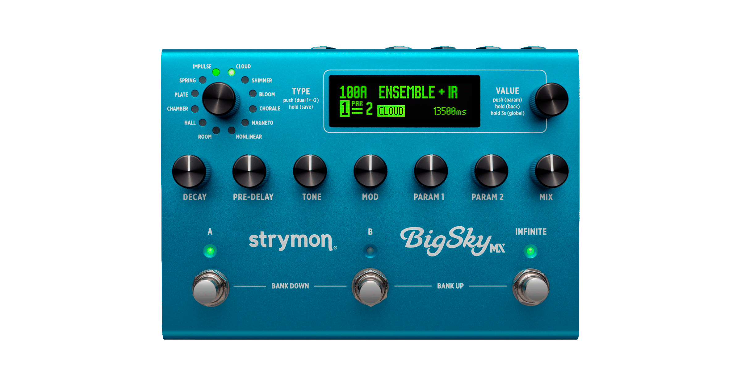 strymon | BigSky MX | リバーブ・エフェクター | 製品情報