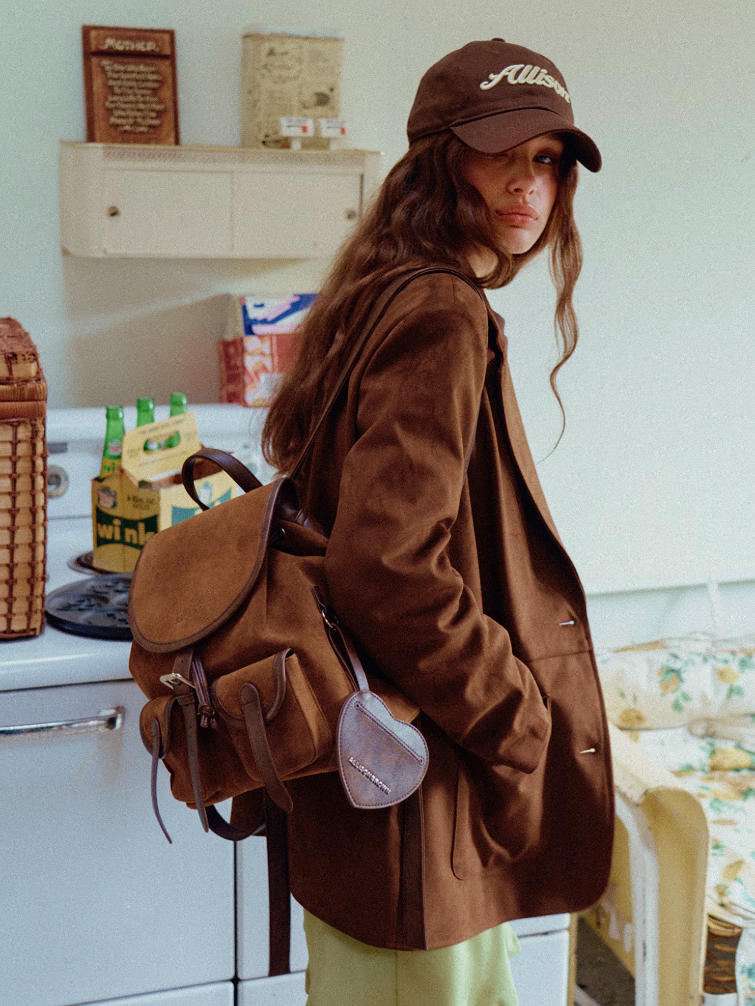 Brownie Suede Backpack – ALLISON BROWN