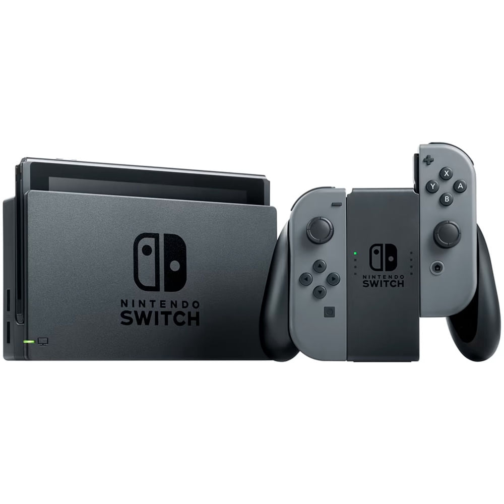 Console Nintendo Switch 32GB Cinza, Com Controle Joy-Con, Bateria
