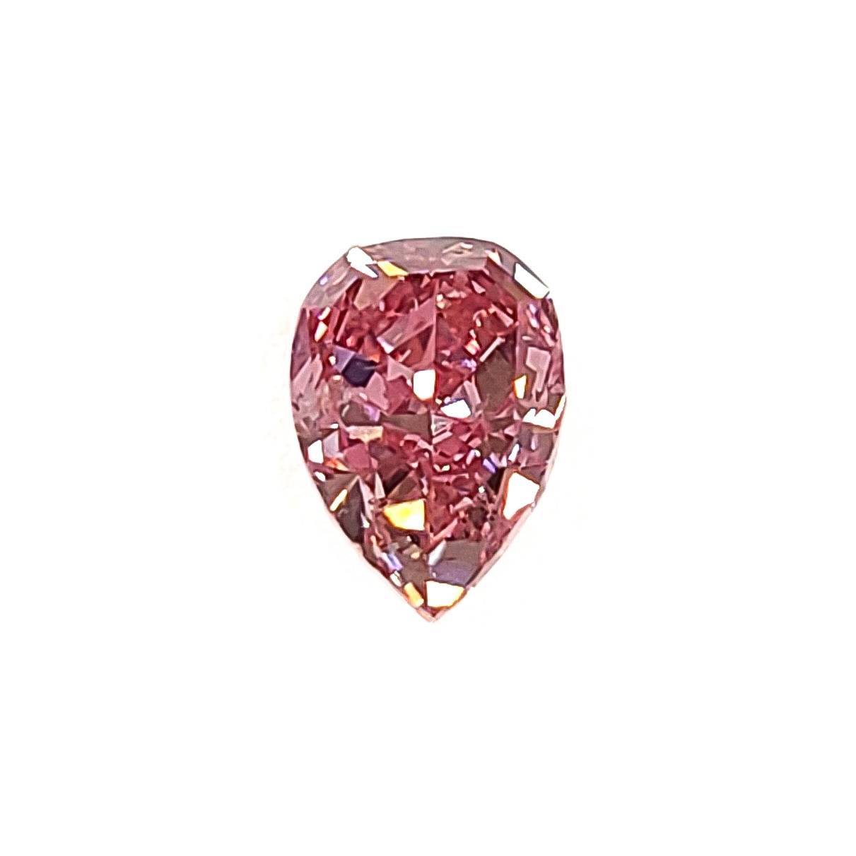 超希少！ Fancy Vivid Pink 1.01ct 天然 ダイヤモンド ルース ペア