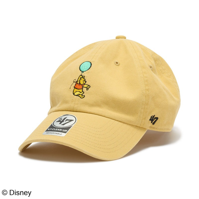 47ブランド キャップ ディズニー クマのプーさん CLEAN-UP STRAPBACK