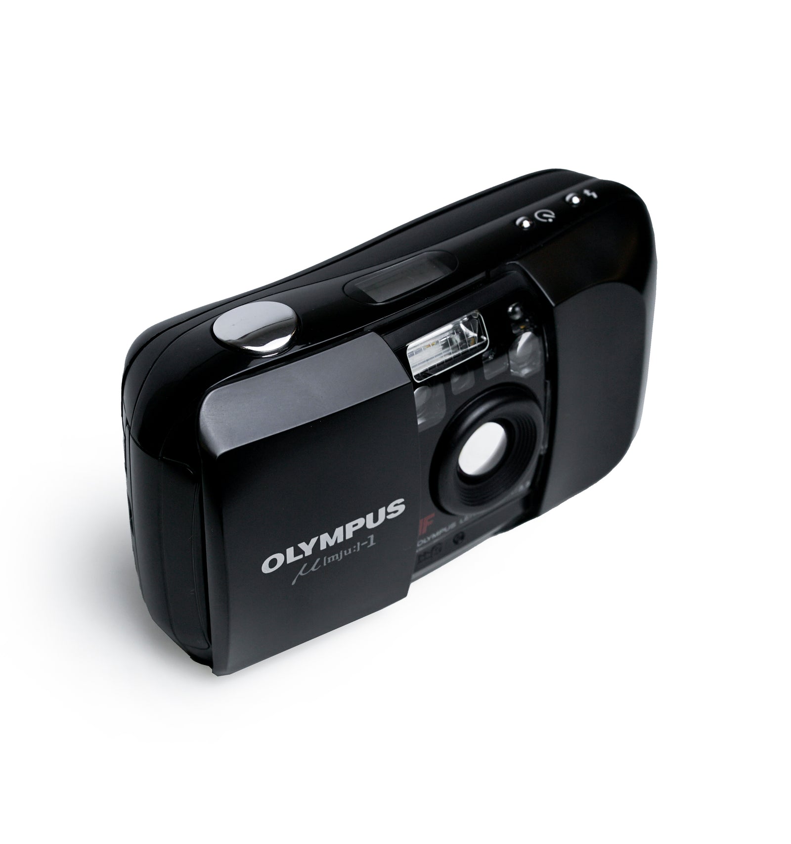 初代 OLYMPUS μ mju 35mm 1:3.5通電確認 ジャンク現状品 初代 OLYMPUS