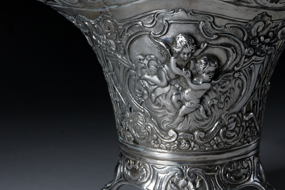 ドイツ「天使文バスケット」《アンティックかとう》