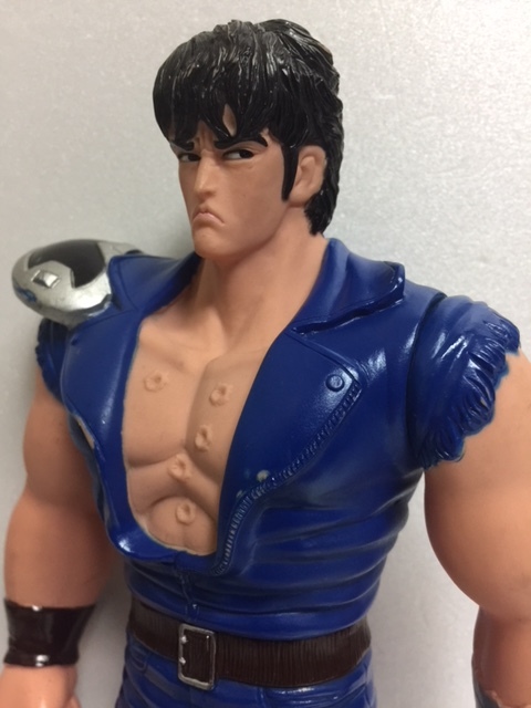 1985年☆バンダイ 北斗の拳 ケンシロウ ソフビ人形 大 32．2cm