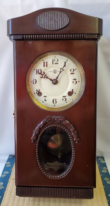 鶴巻時計英工舎・宮型・八日巻 - アンティーク時計専門店 時計屋なかの