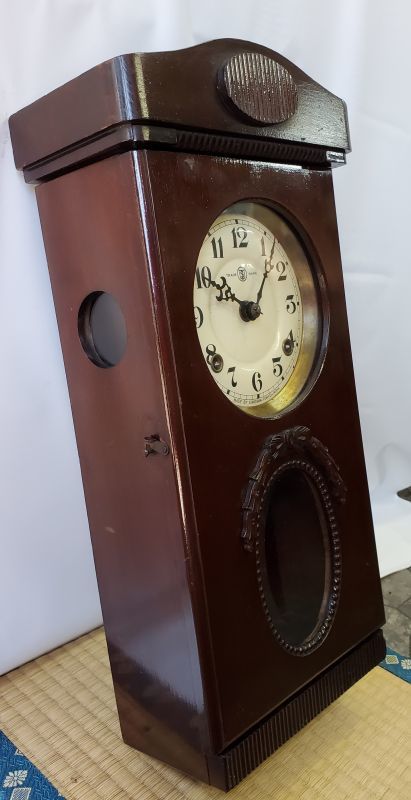 鶴巻時計英工舎・宮型・八日巻 - アンティーク時計専門店 時計屋なかの