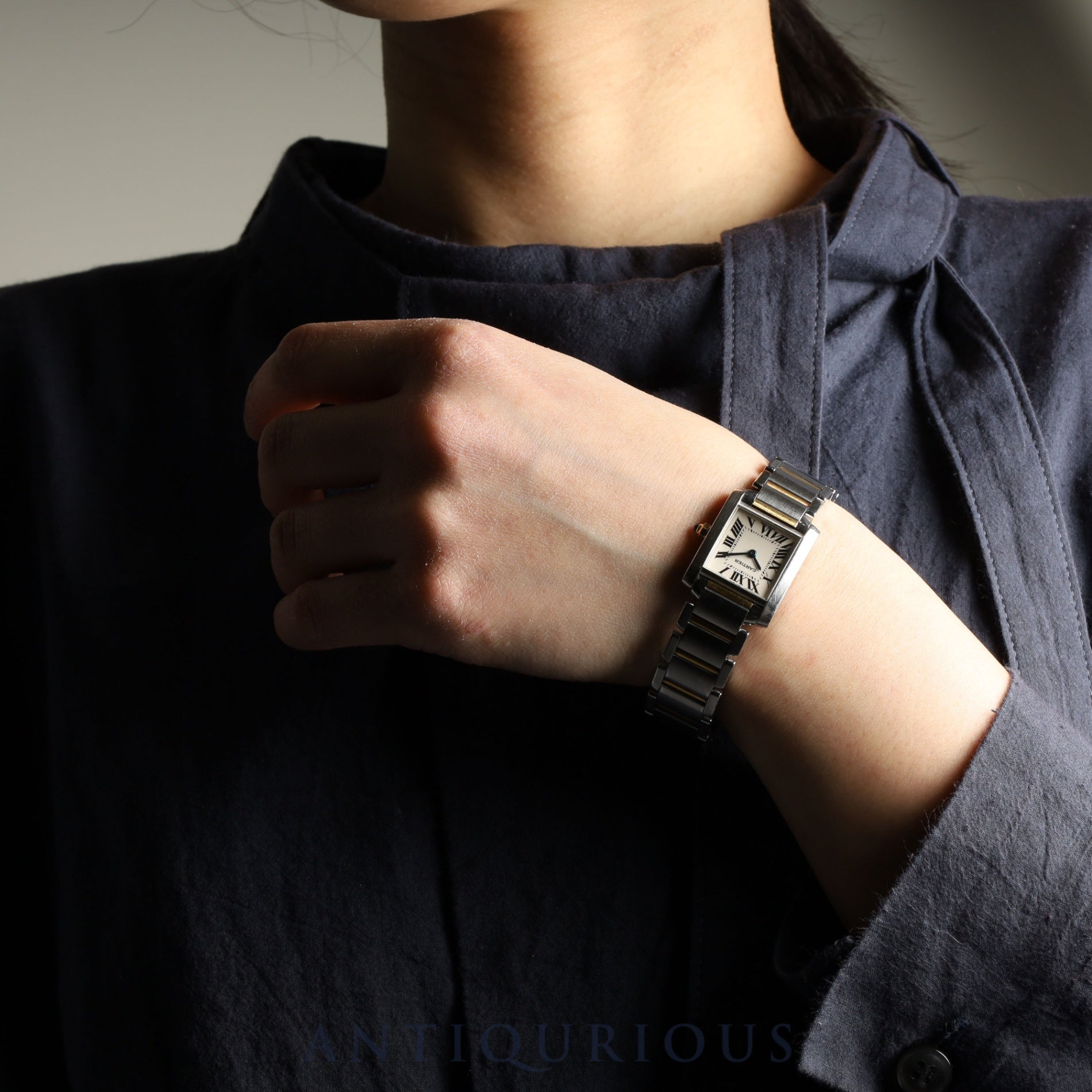 カルティエ タンクフランセーズ SM W51007Q4 / 2384 クォーツ Cal.057