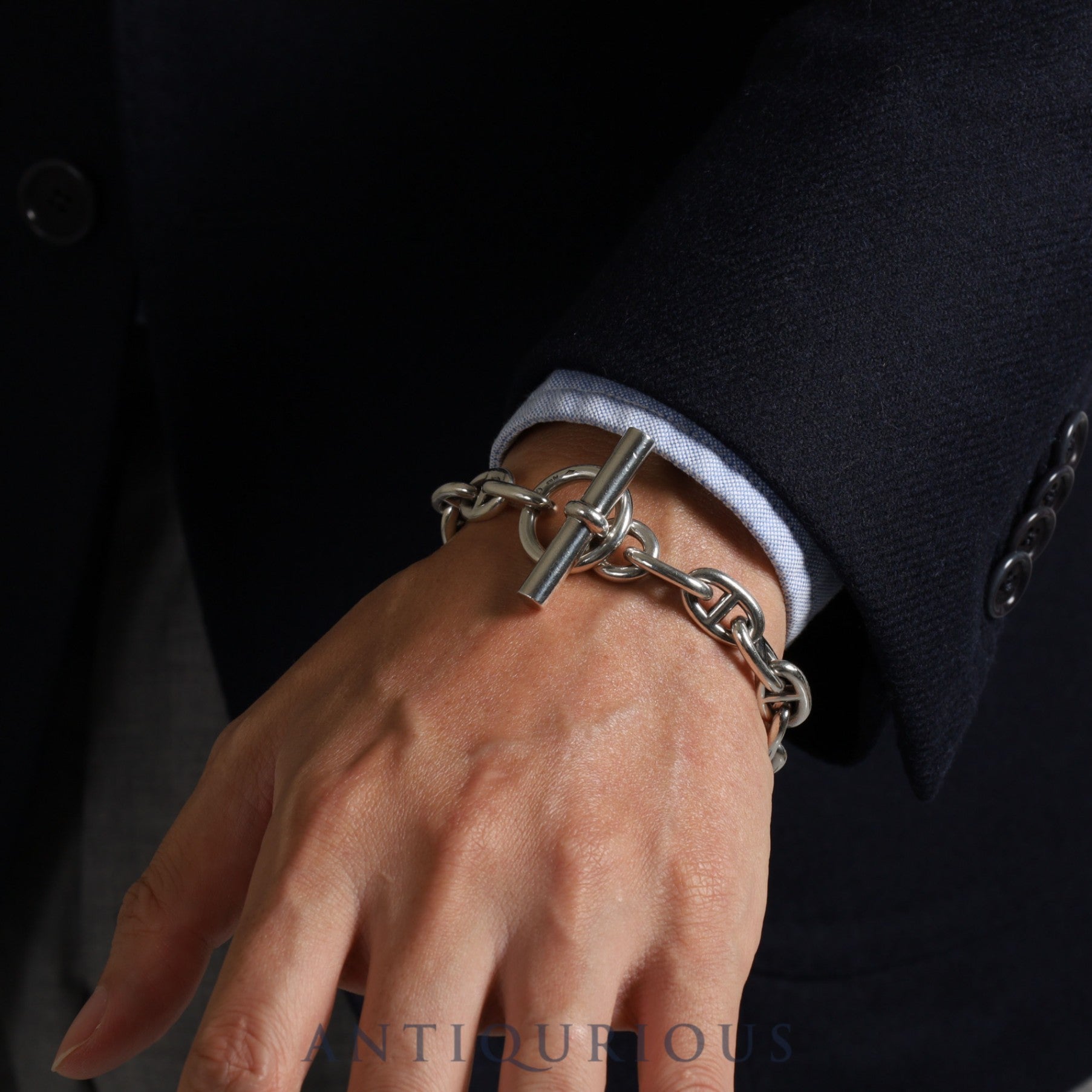 エルメス ブレスレット シェーヌダンクル MM SV925 16コマ 箱 | 東京