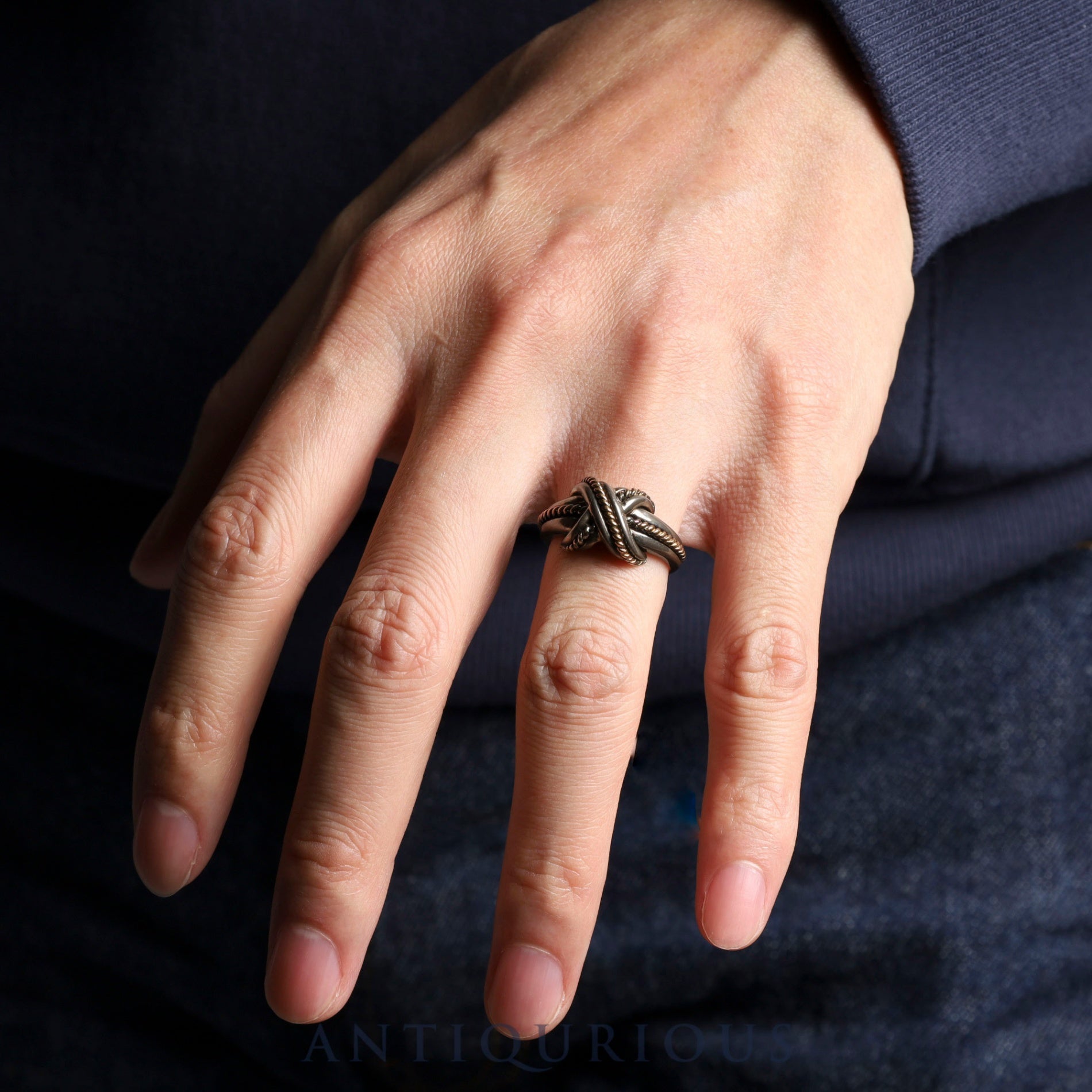 ティファニー リング シグネチャークロス SV925/750 約13号 | 東京銀座